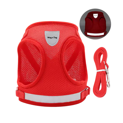 Wag n Tag "The Explorer" Escape-Proof Cat & Kitten Vest Harness and Leash